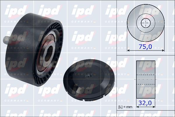 IPD 15-3898 - Паразитна / водеща ролка, пистов ремък vvparts.bg