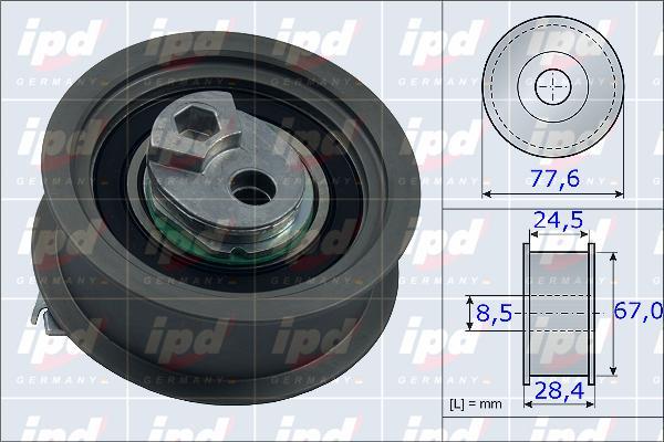 IPD 15-3860 - Обтяжна ролка, ангренаж vvparts.bg