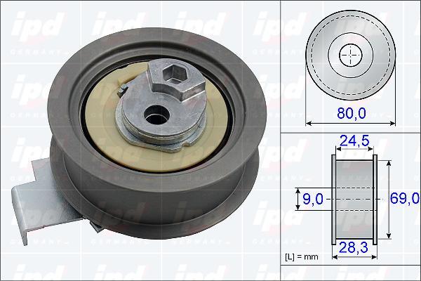 IPD 15-3818 - Обтяжна ролка, ангренаж vvparts.bg