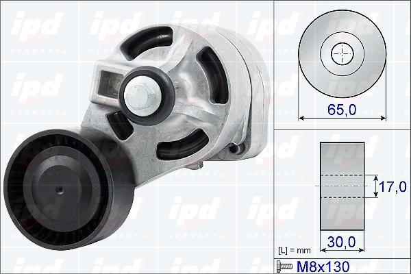 IPD 15-3839 - Ремъчен обтегач, пистов ремък vvparts.bg