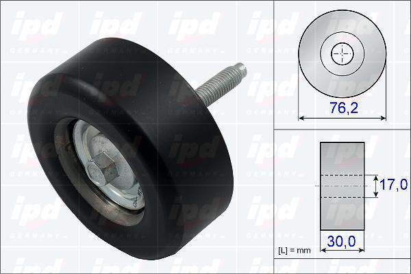 IPD 15-3332 - Паразитна / водеща ролка, пистов ремък vvparts.bg