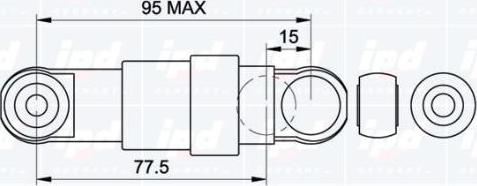 IPD 13-0470 - Демпер (успокоител-трепт.вибр.), пистов ремък vvparts.bg