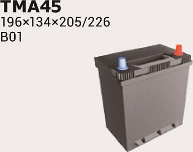 IPSA TMA45 - Стартов акумулатор vvparts.bg