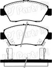 IPS Parts IBD-1435 - Комплект спирачно феродо, дискови спирачки vvparts.bg