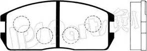 IPS Parts IBD-1524 - Комплект спирачно феродо, дискови спирачки vvparts.bg