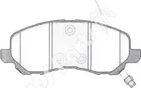 IPS Parts IBD-1088 - Комплект спирачно феродо, дискови спирачки vvparts.bg