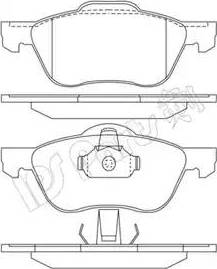 IPS Parts IBD-1174 - Комплект спирачно феродо, дискови спирачки vvparts.bg