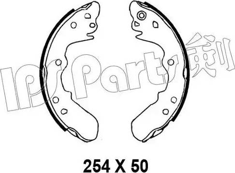 IPS Parts IBL-4991 - Спирачна челюст vvparts.bg