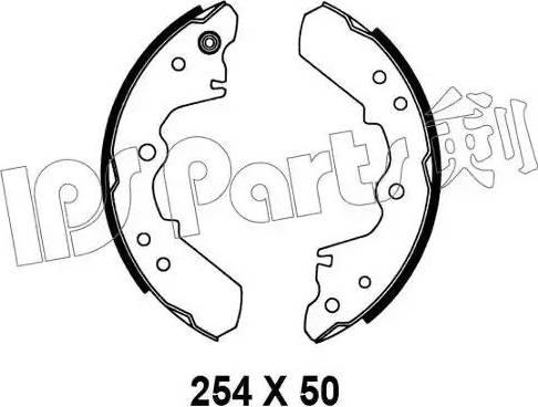 IPS Parts IBL-4904 - Спирачна челюст vvparts.bg