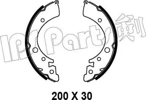 IPS Parts IBL-4409 - Спирачна челюст vvparts.bg