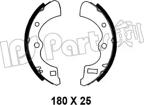 IPS Parts IBL-4404 - Спирачна челюст vvparts.bg