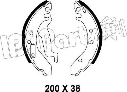 IPS Parts IBL-4410 - Спирачна челюст vvparts.bg