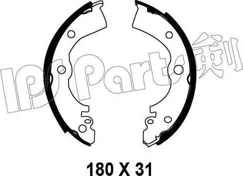 IPS Parts IBL-4142 - Спирачна челюст vvparts.bg