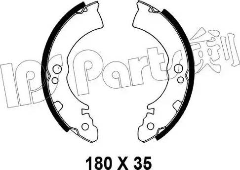 IPS Parts IBL-4101 - Спирачна челюст vvparts.bg