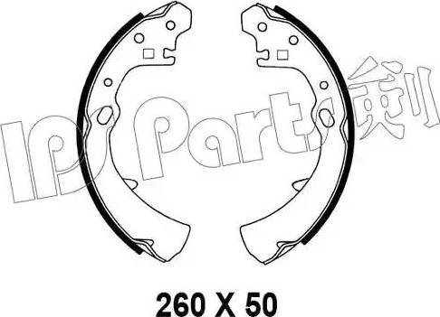 IPS Parts IBL-4137 - Спирачна челюст vvparts.bg