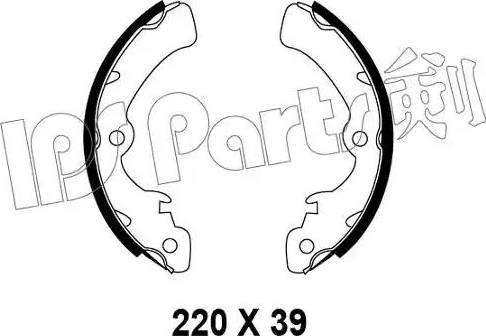 IPS Parts IBL-4801 - Спирачна челюст vvparts.bg