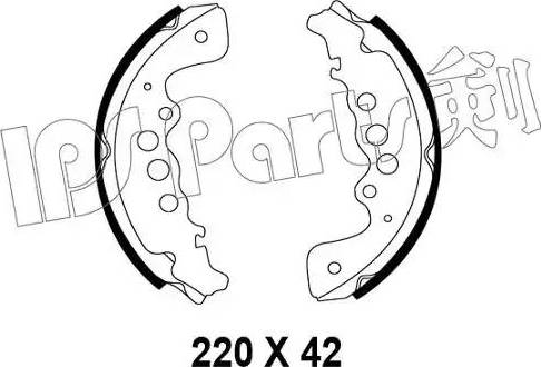 IPS Parts IBL-4818 - Спирачна челюст vvparts.bg