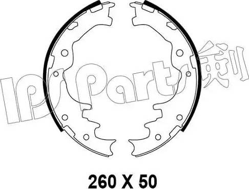 IPS Parts IBL-4393 - Спирачна челюст vvparts.bg