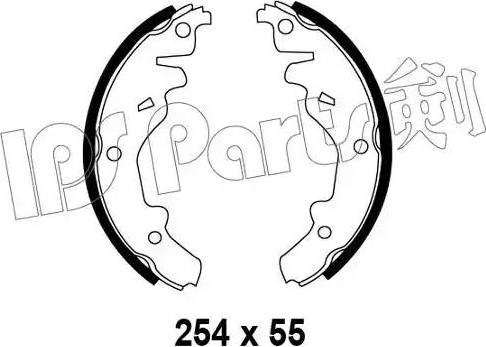 IPS Parts IBL-4342 - Спирачна челюст vvparts.bg