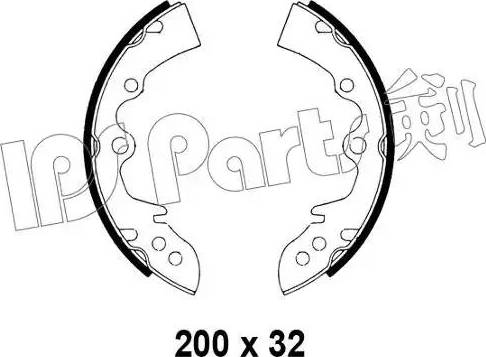 IPS Parts IBL-4302 - Спирачна челюст vvparts.bg