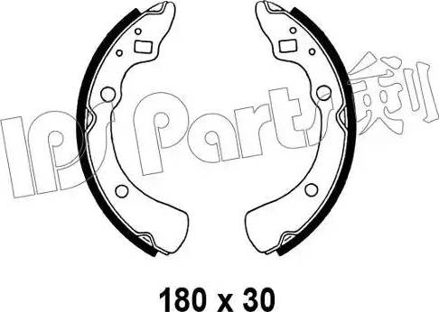 IPS Parts IBL-4316 - Спирачна челюст vvparts.bg