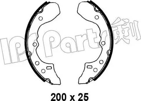 IPS Parts IBL-4327 - Спирачна челюст vvparts.bg