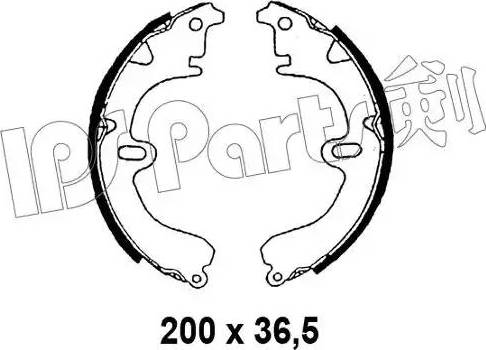 IPS Parts IBL-4298 - Спирачна челюст vvparts.bg