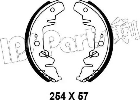 IPS Parts IBL-4K02 - Спирачна челюст vvparts.bg