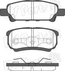 IPS Parts IBR-1088 - Комплект спирачно феродо, дискови спирачки vvparts.bg