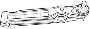 IPS Parts ICA-10D01 - Носач, окачване на колелата vvparts.bg