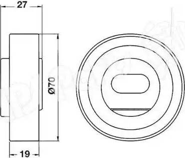 IPS Parts ITB-6409 - Ремъчен обтегач, ангренаж vvparts.bg