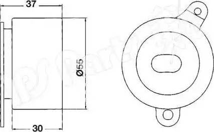 IPS Parts ITB-6415 - Ремъчен обтегач, ангренаж vvparts.bg