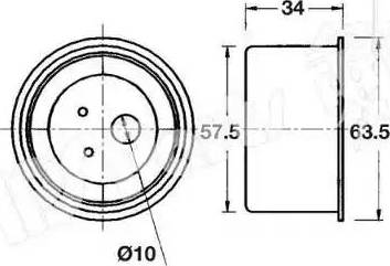 IPS Parts ITB-6515 - Ремъчен обтегач, ангренаж vvparts.bg