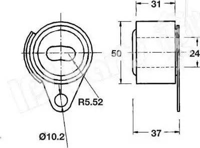 IPS Parts ITB-6525 - Ремъчен обтегач, ангренаж vvparts.bg