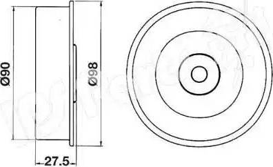 IPS Parts ITB-6523 - Ремъчен обтегач, ангренаж vvparts.bg