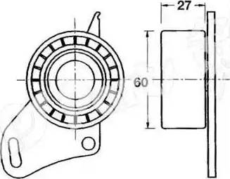 IPS Parts ITB-6602 - Ремъчен обтегач, ангренаж vvparts.bg