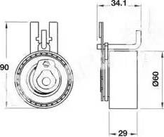 IPS Parts ITB-6347 - Ремъчен обтегач, ангренаж vvparts.bg