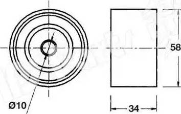 IPS Parts ITB-6320 - Ремъчен обтегач, ангренаж vvparts.bg