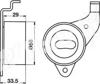 IPS Parts ITB-6251 - Ремъчен обтегач, ангренаж vvparts.bg