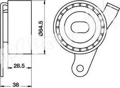 IPS Parts ITB-6210 - Ремъчен обтегач, ангренаж vvparts.bg