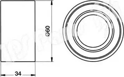 IPS Parts ITB-6709 - Ремъчен обтегач, ангренаж vvparts.bg