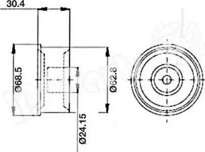 IPS Parts ITB-6W06 - Ремъчен обтегач, ангренаж vvparts.bg