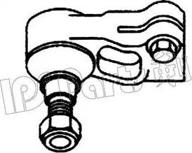 IPS Parts ITR-10D51L - Накрайник на напречна кормилна щанга vvparts.bg