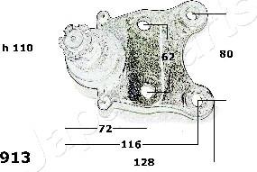 Japanparts BJ-913 - Шарнири vvparts.bg