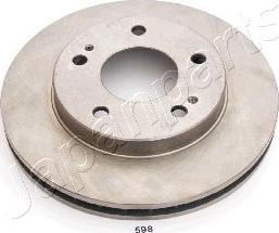 Japanparts DI-598 - Спирачен диск vvparts.bg