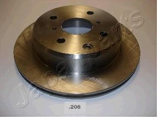 Japanparts DP-206 - Спирачен диск vvparts.bg