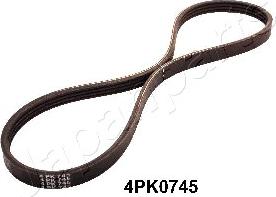 Japanparts DV-4PK0745 - Пистов ремък vvparts.bg