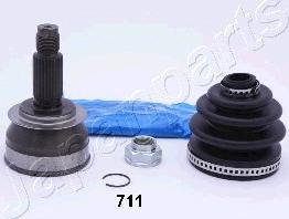 Japanparts GI-711 - Каре комплект, полуоска vvparts.bg