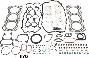 Japanparts KM-170 - Пълен комплект гарнитури, двигател vvparts.bg