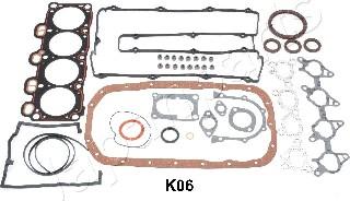 Japanparts KM-K06 - Пълен комплект гарнитури, двигател vvparts.bg